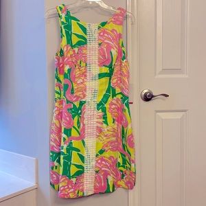 Lilly Pulitzer for Target Shift Dress, Green Yellow Pink - Size 10